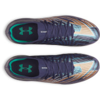 Under Armour Shadow Pro 4 Grass Football Boots (FG) Dark Blue Brown Green White