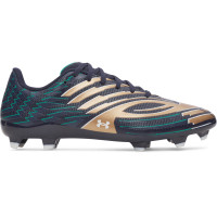 Under Armour Shadow Select 4 Grass Football Boots (FG) Dark Blue Brown Green White