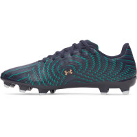 Under Armour Shadow Select 4 Grass Football Boots (FG) Dark Blue Brown Green White