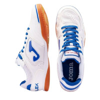 Joma Top Flex Zaalvoetbalschoenen (IN) Wit Blauw Bruin