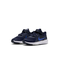 Nike Star Runner 5 Low Children's Running Shoes Dark Blue Grey White