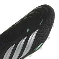 adidas Predator Elite Veterloze Kunstgras Voetbalschoenen (AG) Zwart Silver Lichtgroen