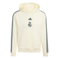adidas Real Madrid Farm Hoodie Beige Dark Green Pink