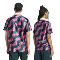 adidas Real Madrid Farm T-Shirt Dark Green Pink White