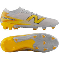 New Balance Furon Team Gras Voetbalschoenen (FG) Wit Oranje