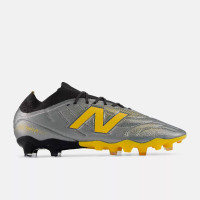 New Balance Tekela Team Low Laced V5 Gras Voetbalschoenen (FG) Grijs Zwart Geel