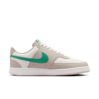 Nike Court Vision Low Sneakers Beige Groen Crèmewit