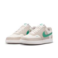 Nike Court Vision Low Sneakers Beige Groen Crèmewit