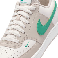 Nike Court Vision Low Sneakers Beige Groen Crèmewit