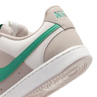 Nike Court Vision Low Sneakers Beige Groen Crèmewit