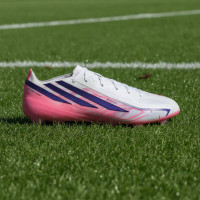 adidas F50 Hyperfast Pro Gras Voetbalschoenen (FG) Wit Paars Roze