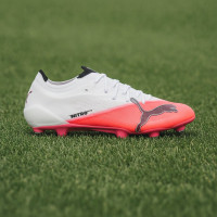 PUMA Ultra Nitro 7 Ultimate Iron Stud Football Boots (SG) White Bright Red Black