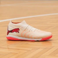 PUMA Future 9 Match Indoor Football Boots (IN) Off White Black Pink