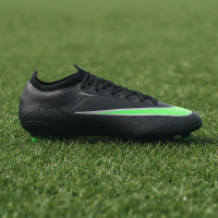 Nike Mercurial Vapor 17 Elite Gras Voetbalschoenen (FG) Zwart Felgroen Zilvergrijs
