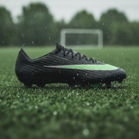Nike Zoom Mercurial Superfly 11 Elite Iron Stud Football Boots (SG) Black Bright Green Silver Grey