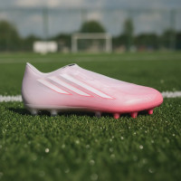 adidas F50 Sparkfusion League Veterloze Gras / Kunstgras Voetbalschoenen (MG) Dames Roze Wit