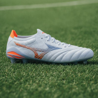 Mizuno Morelia Neo V Beta Japan Grass Football Boots (FG) Light Blue Blue Orange