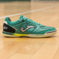 Joma Top Flex Indoor Football Boots (IN) Turquoise Silver Grey Yellow