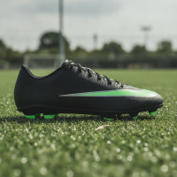Nike Mercurial Vapor 17 Club Gras / Kunstgras Voetbalschoenen (MG) Zwart Felgroen Zilvergrijs