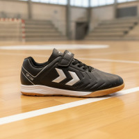 hummel TOP STAR VC 2.0 Indoor Football Boots (IN) Kids Black White