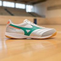 Mizuno Morelia Sala Pro Indoor Football Boots (IN) White Green Orange