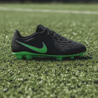 Nike Tiempo Maestro Club Grass/Artificial Grass Football Boots (MG) Kids Black Bright Green Silver Grey