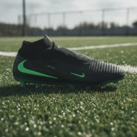 Nike Phantom 6 High Elite Artificial Grass Football Boots (AG) Black Bright Green