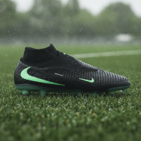 Nike Phantom 6 High Elite Iron Stud Football Boots (SG) Pro Player Black Bright Green