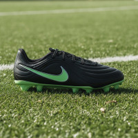 Nike Tiempo Maestro Academy Grass/Artificial Grass Football Boots (MG) Kids Black Bright Green Silver Grey