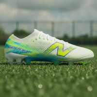 New Balance Furon V9 Elite Gras Football Boots (FG) White Yellow Blue