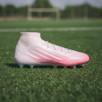 adidas F50 Sparkfusion Elite Mid Gras (FG) Women's Pink White Football Boots