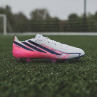 adidas F50 Hyperfast Elite Iron Stud Football Boots (SG) White Purple Pink