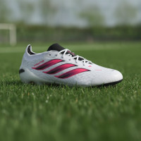 adidas Predator Elite Gras Football Boots (FG) White Black Pink