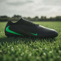 Nike Phantom 6 Low Pro Artificial Grass Football Boots (AG) Black Bright Green