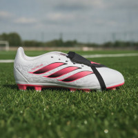 adidas Predator Club FT Gras / Kunstgras Voetbalschoenen (MG) Kids Wit Zwart Roze