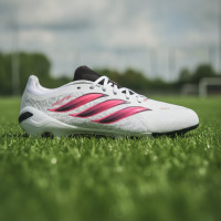 adidas Predator League Gras Voetbalschoenen (FG) Wit Zwart Roze
