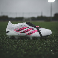 adidas Predator Pro FT IJzeren-Nop Voetbalschoenen (SG) Wit Zwart Roze