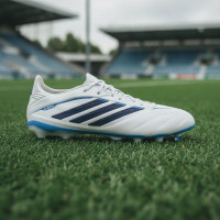 adidas Copa Pure IV Pro Gras Voetbalschoenen (FG) Wit Blauw Donkerblauw