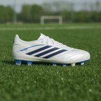 adidas Copa Pure IV Club Gras / Kunstgras Voetbalschoenen (MG) Wit Blauw Donkerblauw