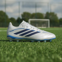 adidas Copa Pure IV League Gras Football Boots (FG) Kids White Blue Dark Blue