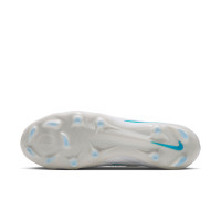 Nike Phantom 6 Low Pro Gras Football Boots (FG) White Turquoise