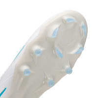 Nike Phantom 6 Low Pro Gras Football Boots (FG) White Turquoise