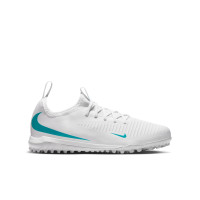 Nike Phantom 6 Low Academy Turf Voetbalschoenen (TF) Kids Wit Turquoise