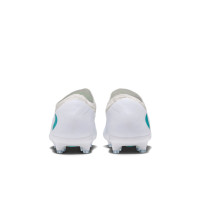 Nike Phantom 6 Low Pro Artificial Grass Football Boots (AG) White Turquoise