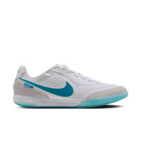 Nike Tiempo Streetgato Straatvoetbalschoenen Wit Turquoise