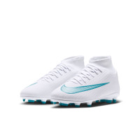 Nike Mercurial Superfly 11 Club Gras / Kunstgras Voetbalschoenen (MG) Kids Wit Turquoise