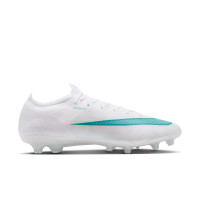Nike Mercurial Vapor 17 Elite Kunstgras Voetbalschoenen (AG) Wit Turquoise