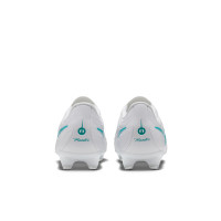 Nike Tiempo Maestro Academy Gras / Kunstgras Voetbalschoenen (MG) Wit Turquoise