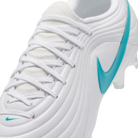Nike Tiempo Maestro Academy Gras / Kunstgras Voetbalschoenen (MG) Wit Turquoise