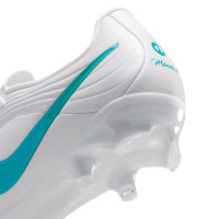 Nike Tiempo Maestro Academy Gras / Kunstgras Voetbalschoenen (MG) Wit Turquoise
